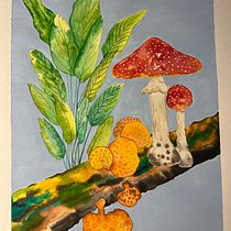 My project for course: Illustration Techniques for Contemporary Botanical Art. Traditional illustration, Fine Arts, Watercolor Painting, Botanical Illustration, and Gouache Painting project by Catalina Ionescu - 02.28.2023