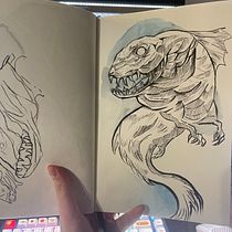 My project for course: Daily Sketching for Creative Inspiration. Traditional illustration, Sketching, Creativit, Drawing, and Sketchbook project by Emilyn Amachi Faine - 03.03.2023