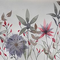 Mon projet du cours : Création d’une composition florale à l’aquarelle. Un projet de Illustration traditionnelle, Beaux Arts, Peinture, Aquarelle, Illustration botanique et Illustration naturaliste de sybillguerand - 02.03.2023