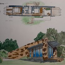 Mój projekt z kursu: Odręczna ilustracja architektoniczna. Un projet de Architecture, Dessin au cra, on et Illustration architecturale de Katerina - 03.03.2023