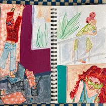 Mon projet du cours : Création de personnages à partir de dessins d’observation. Un proyecto de Ilustración tradicional, Diseño de personajes, Dibujo y Sketchbook de erika serlooten - 03.03.2023