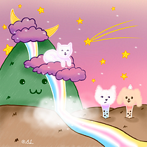 My Kawaii Twilight Fantasy World. Character Design, Digital Illustration, Design, and Traditional illustration project by Stella Leong - 03.02.2023