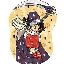 Meu projeto do curso: Ilustração fanart Klimt&Hades. Traditional illustration, and Digital Illustration project by Taciane Ramos - 03.03.2023