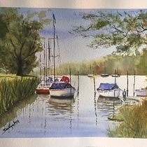 Mi proyecto del curso: Pintura en acuarela de paisajes marinos Ein Projekt aus dem Bereich Malerei, Aquarellmalerei und Naturalistische Illustration von smam0006 - 03.03.2023