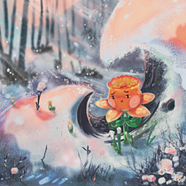 Mi proyecto del curso: Escenas atmosféricas en Procreate: pinta con colores y luces. Ilustração digital e Ilustração tradicional projeto de Stella Torres - 01.03.2023