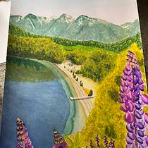 Mi proyecto del curso: Pintura de paisajes realistas con acuarela . % barbi_gonzalez89 tarafından hazırlanan Güzel sanatlar, Tablo, Eskiz çizimi, Sulubo, a Resim, Doğalcı İllüstras, Ve on projesi - 03.04.2023