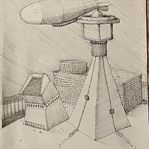 My project for course: Artistic Architectural Drawing with Ink. Ilustração tradicional, Artes plásticas, Desenho, Ilustração arquitetônica e Ilustração com tinta projeto de badicecream - 04.03.2023