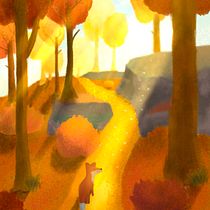 Mon projet du cours : Scènes atmosphériques colorées et lumineuses sur Procreate. Ilustração tradicional e Ilustração digital projeto de Salome W - 24.02.2023