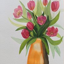 My project for course: Botanical Illustration with Watercolors. Traditional illustration, Fine Arts, Painting, Drawing, Watercolor Painting, and Botanical Illustration project by najawessel - 03.04.2023