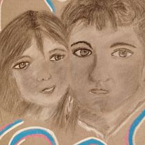 Il mio progetto del corso: Ritratto su blocco da disegno: esplora il volto umano. Un proyecto de Bocetado, Dibujo, Dibujo de Retrato, Dibujo artístico y Sketchbook de Sara Callegari ( Milla) - 04.03.2023
