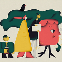My project for course: Character Exploration for Expressive Illustration. Traditional illustration, Character Design, Drawing, and Digital Illustration project by Hanna Vynohradova - 03.05.2023
