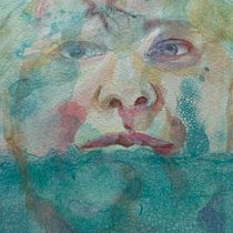 Meu projeto do curso:  Retratos expressivos em aquarela. Un progetto di Illustrazione tradizionale, Belle arti, Pittura, Pittura ad acquerello e Disegno di ritratti di Helyne Mendes Evaristo - 05.03.2023