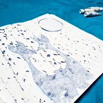 My project for course: Creative Illustration: Play with Unexpected Materials. Traditional illustration, Fine Arts, Painting, Creativit, and Sketchbook project by Iryna Besaschuk - 02.15.2023