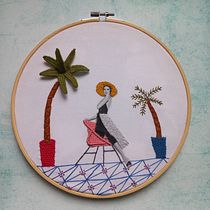 Mój projekt z kursu: Fotohaft na tkaninie. Photograph, Printing, Embroider, and DIY project by Magdalena Głowacka - 03.05.2023