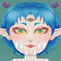 Meu projeto do curso: Ilustração digital com Procreate. Un progetto di Illustrazione tradizionale, Disegno, Illustrazione digitale e Disegno digitale di Carolina Conde - 05.03.2023