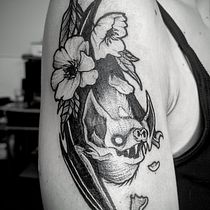 Mi proyecto del curso: Técnicas de tatuaje blackwork con línea fina. Tattoo Design project by Santiago López Garzón - 03.05.2023
