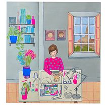 My project for course: Exploratory Sketchbook: Find Your Drawing Style. Traditional illustration, Sketching, Creativit, Drawing, Watercolor Painting, Sketchbook, and Gouache Painting project by Sarah Altrock - 02.23.2023