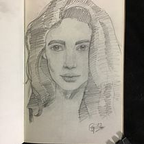Mi proyecto del curso: Sketchbook de retrato: explora el rostro humano. Un proyecto de Bocetado, Dibujo, Dibujo de Retrato, Dibujo artístico y Sketchbook de Guillermo Benítez - 06.03.2023