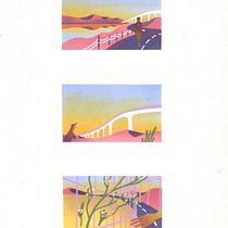 My project for course: Narrative Landscape Illustration with Stencils and Acrylics. Traditional illustration, Painting, Acr, lic Painting, and Narrative project by YERA KIM - 03.06.2023