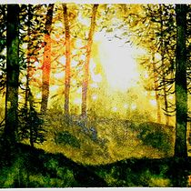 Mi proyecto del curso: Paisajes de ensueño con acuarela: plasma la luz. Un projet de Peinture , et Aquarelle de Rosa Angélica Sánchez - 05.03.2023