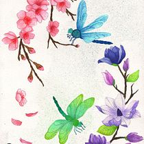 Mi proyecto del curso: Dibujo y composición naturalista en acuarela. Traditional illustration, Drawing, Watercolor Painting, and Naturalistic Illustration project by Karen Celis Muñoz - 03.06.2023