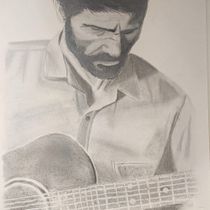 Mi proyecto del curso: Retrato realista con lápiz de grafito de Joel (The Last of Us). Ilustração tradicional, Artes plásticas, Esboçado, Desenho a lápis, Desenho, Desenho de retrato, Desenho realista, Desenho artístico, e Desenho anatômico projeto de davidbonnincandel - 06.03.2023