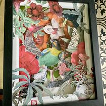 Mon projet du cours : Papercut : créez des scènes en papier pleines de profondeur. Ilustração tradicional, Artesanato, Papercraft, Stor, telling, Encadernação, Ilustração infantil, e DIY projeto de Celine Excoffon - 06.03.2023