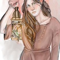 My project for course: Illustrated Portraits with Procreate. Ilustração tradicional, Ilustração vetorial, Ilustração digital, e Desenho de retrato projeto de Cherisa - 07.03.2023