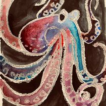Meu projeto do curso: Abyssal . Projekt z dziedziny Design, Trad, c, jna ilustracja,  Sztuki piękne,  Malarstwo, Kreat, wność, Kreat, wne zabaw, z dziećmi i Sketchbook użytkownika Osa Barbosa - 07.03.2023