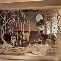 Mon projet du cours : Papercut : créez des scènes en papier pleines de profondeur. Ilustração tradicional, Artesanato, Papercraft, Stor, telling, Encadernação, Ilustração infantil, e DIY projeto de Claudine Parmentier - 07.03.2023