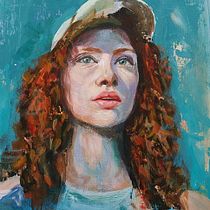 My project for course: Contemporary Oil Portraiture. Ilustração tradicional, Artes plásticas, Pintura, e Pintura a óleo projeto de Gijsel Ingrid - 06.03.2023