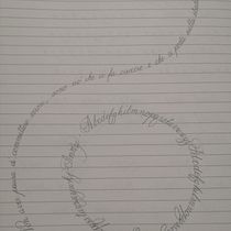 My project for course: English Calligraphy from A to Z. Calligraph project by anna_campagnaro - 03.06.2023