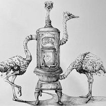 My project for course: Surrealistic Fineliner Illustration Ein Projekt aus dem Bereich Traditionelle Illustration, Bleistiftzeichnung, Zeichnung, Realistische Zeichnung, Artistische Zeichnung und Illustration mit Tinte von senzaspazio - 07.03.2023