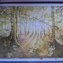 My project for course: Dreamy Watercolor Landscapes: Paint with Light. Un projet de Peinture , et Aquarelle de eclarefrench - 07.03.2023