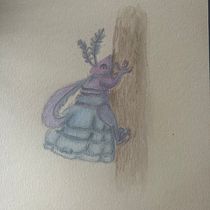 Mein Abschlussprojekt für den Kurs: Fantastisches Natur-Skizzenbuch: Kreaturen aus einer anderen Welt. Pencil Drawing, Drawing, Watercolor Painting, Sketchbook, and Naturalistic Illustration project by Martina Huber - 03.08.2023