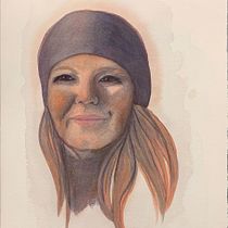 My project for course: Artistic Portrait with Watercolors. Fine Arts, Painting, Watercolor Painting, and Portrait Drawing project by najawessel - 03.08.2023