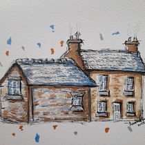 My project for course: Expressive Architectural Sketching with Colored Markers. Sketching, Drawing, Architectural Illustration, Sketchbook & Ink Illustration project by Laura - 03.08.2023