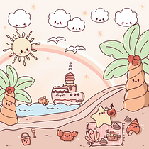My project for course: Designing Kawaii Worlds: Spread Joy Through Illustration. Character Design, Digital Illustration, and Manga project by mmc978 - 03.08.2023
