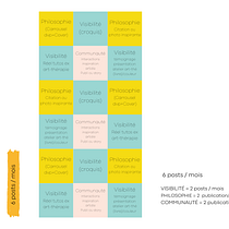 Mon projet du cours : Création d'un feed Instagram sur Canva. Design gráfico, Marketing, Redes sociais, Instagram, e Design digital projeto de Caroline - 08.03.2023