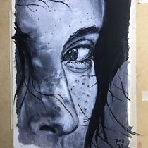 Mi proyecto del curso: Retrato contemporáneo hiperrealista de la figura humana. Drawing, Portrait Drawing, Realistic Drawing, Artistic Drawing, Oil Painting, and Figure Drawing project by Enzo Fredes - 03.09.2023