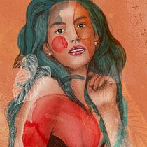 Mi proyecto del curso: Retrato ilustrado con Procreate. Ilustração tradicional, Ilustração vetorial, Ilustração digital, e Desenho de retrato projeto de Ronaldo Peraza Rodríguez - 10.03.2023