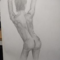 Mi proyecto del curso: Dibujo de la figura humana en movimiento Ein Projekt aus dem Bereich Bildende Künste, Skizzenentwurf, Bleistiftzeichnung, Zeichnung und Realistische Zeichnung von josueisaias1000 - 09.03.2023