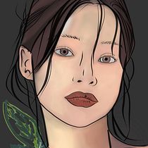 Mi proyecto del curso: Retrato ilustrado con Procreate. Ilustração tradicional, Ilustração vetorial, Ilustração digital, e Desenho de retrato projeto de felipermzperales - 09.03.2023