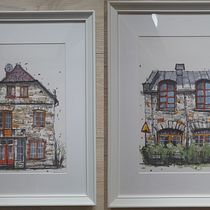 My project for course: Expressive Architectural Sketching with Colored Markers. Sketching, Drawing, Architectural Illustration, Sketchbook & Ink Illustration project by Joachim Kowalski - 03.10.2023