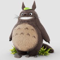 Meu projeto do curso: Criação de pelo 3D com o XGen do Maya - Totoro 3D. 3D, Modelagem 3D, Design de personagens 3D, e 3D Design projeto de Filipe Oliveira - 10.03.2023