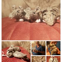 Mijn project van de cursus: Brei een realistische puppyknuffel met garen. Fiber Arts, DIY, and Textile Design project by Marion Schenk - 03.10.2023
