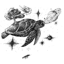 Meu projeto do curso: Ilustração surrealista com caneta fineliner Ein Projekt aus dem Bereich Traditionelle Illustration, Bleistiftzeichnung, Zeichnung, Realistische Zeichnung, Artistische Zeichnung und Illustration mit Tinte von Yago Jose - 11.03.2023