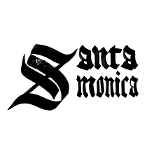 Santa monica. T, pograph, Calligraph, Design, Graphic Design & Industrial Design project by Luis A. Guillén - 03.11.2023