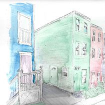 My project for course: Architectural Sketching with Watercolor and Ink. Esboçado, Desenho, Pintura em aquarela, Ilustração arquitetônica, Sketchbook e Ilustração com tinta projeto de Dan Jarrell - 12.03.2023