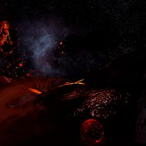 Mi proyecto del curso: Ambientes futuristas en 3D con Photoshop y Blender. Mundo de Calaveras. Un progetto di 3D, Postproduzione fotografica, Ritocco fotografico e Modellazione 3D di Ramiro Lazarte - 12.03.2023